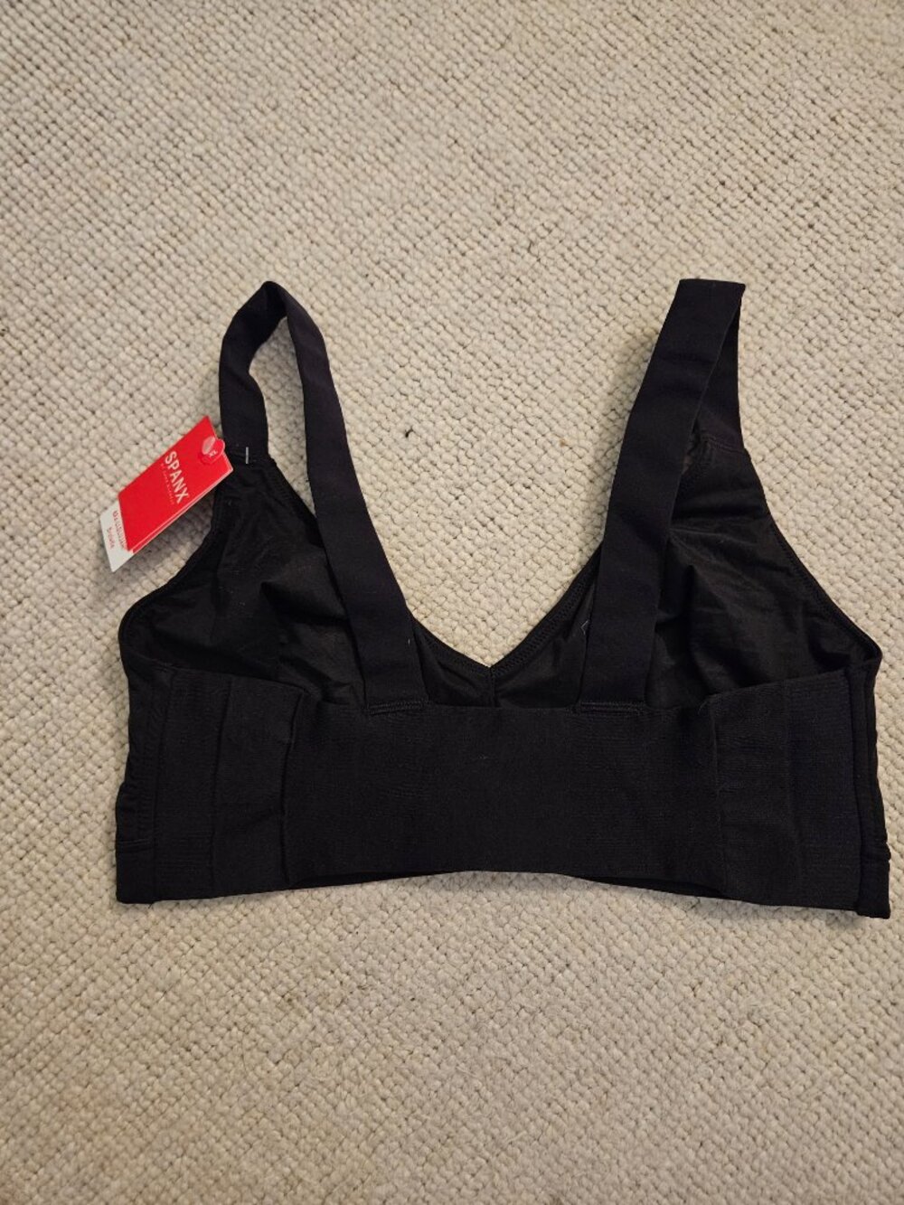 Spanx Black Wireless Pullover Bra XL NEW Bra-llelujuh Bralette Minimalist - Picture 2 of 7